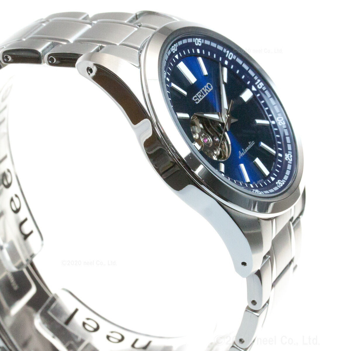 セイコー セレクション SEIKO SELECTION メカニカル 自動巻き 腕時計 メンズ セミスケルトン SCVE051