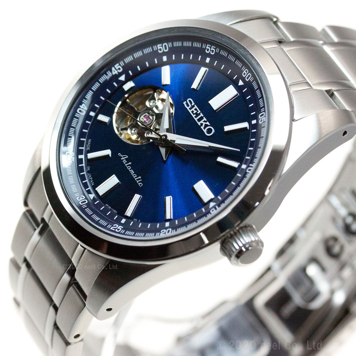 セイコー セレクション SEIKO SELECTION メカニカル 自動巻き 腕時計 メンズ セミスケルトン SCVE051