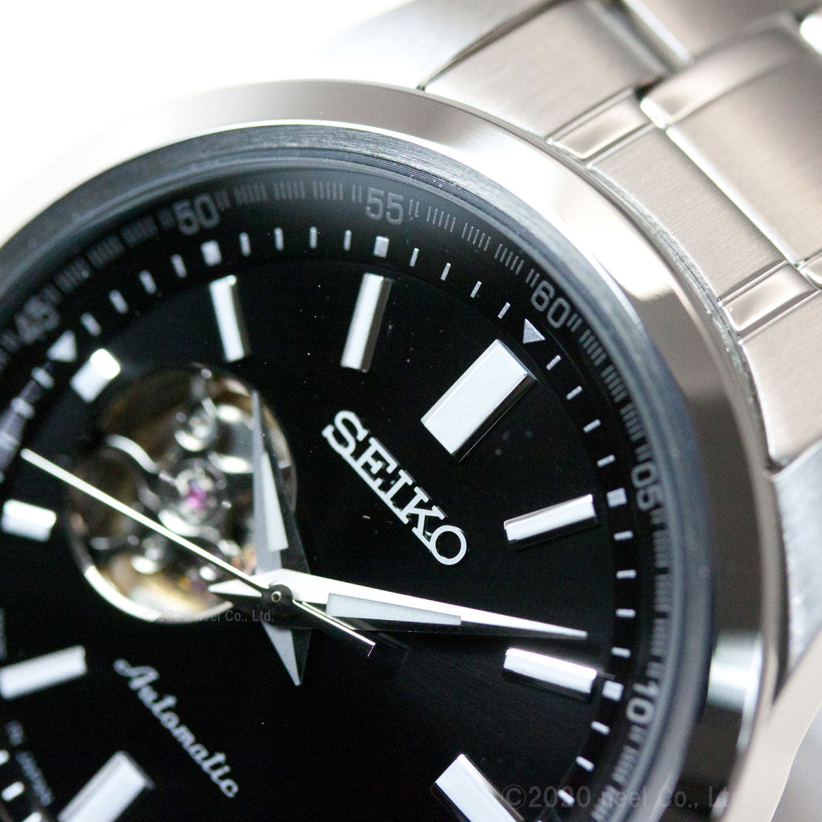 セイコー セレクション SEIKO SELECTION メカニカル 自動巻き 腕時計 メンズ セミスケルトン SCVE053