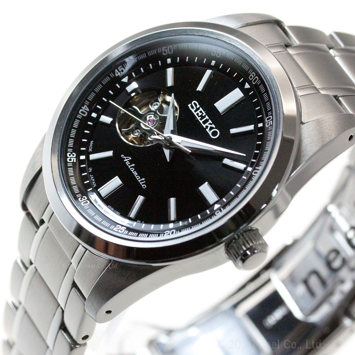 セイコー セレクション SEIKO SELECTION メカニカル 自動巻き 腕時計 メンズ セミスケルトン SCVE053