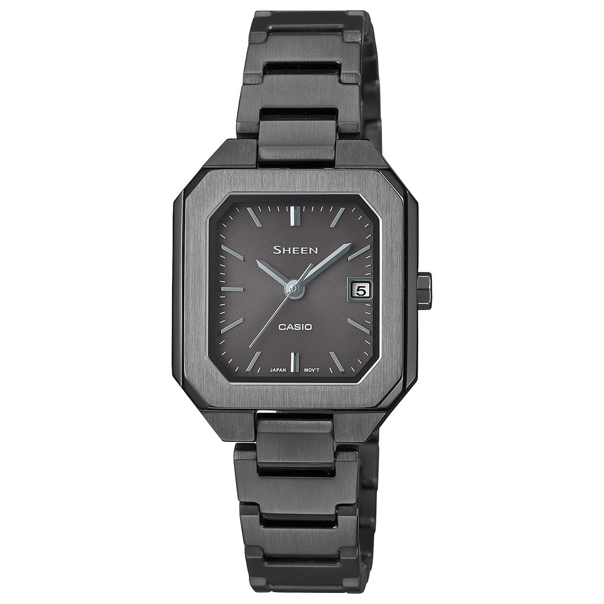 カシオ シーン CASIO SHEEN ソーラー 腕時計 レディース SHS-4528BJ-8AJF ダークグレー