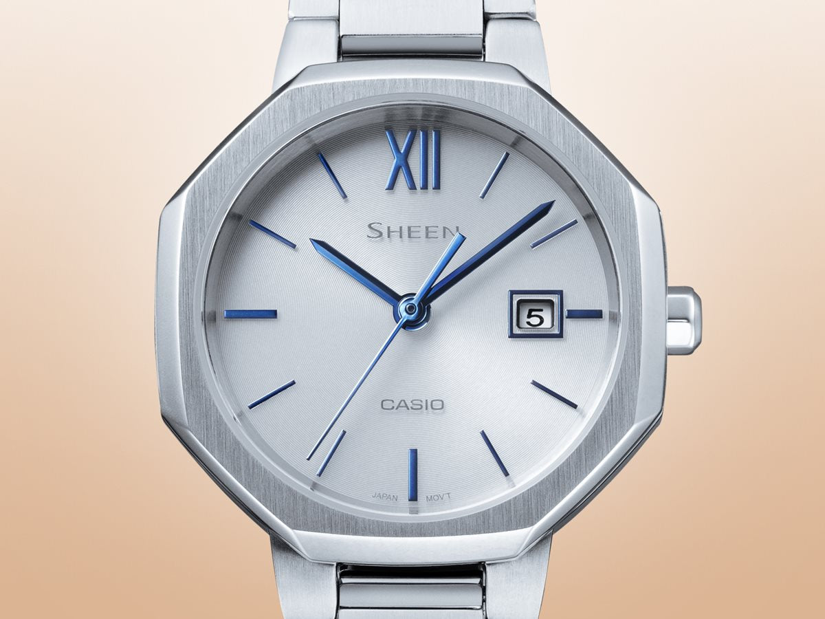 カシオ シーン CASIO SHEEN ソーラー 腕時計 レディース Solar Sapphire SHS-4529D-7AJF シルバー
