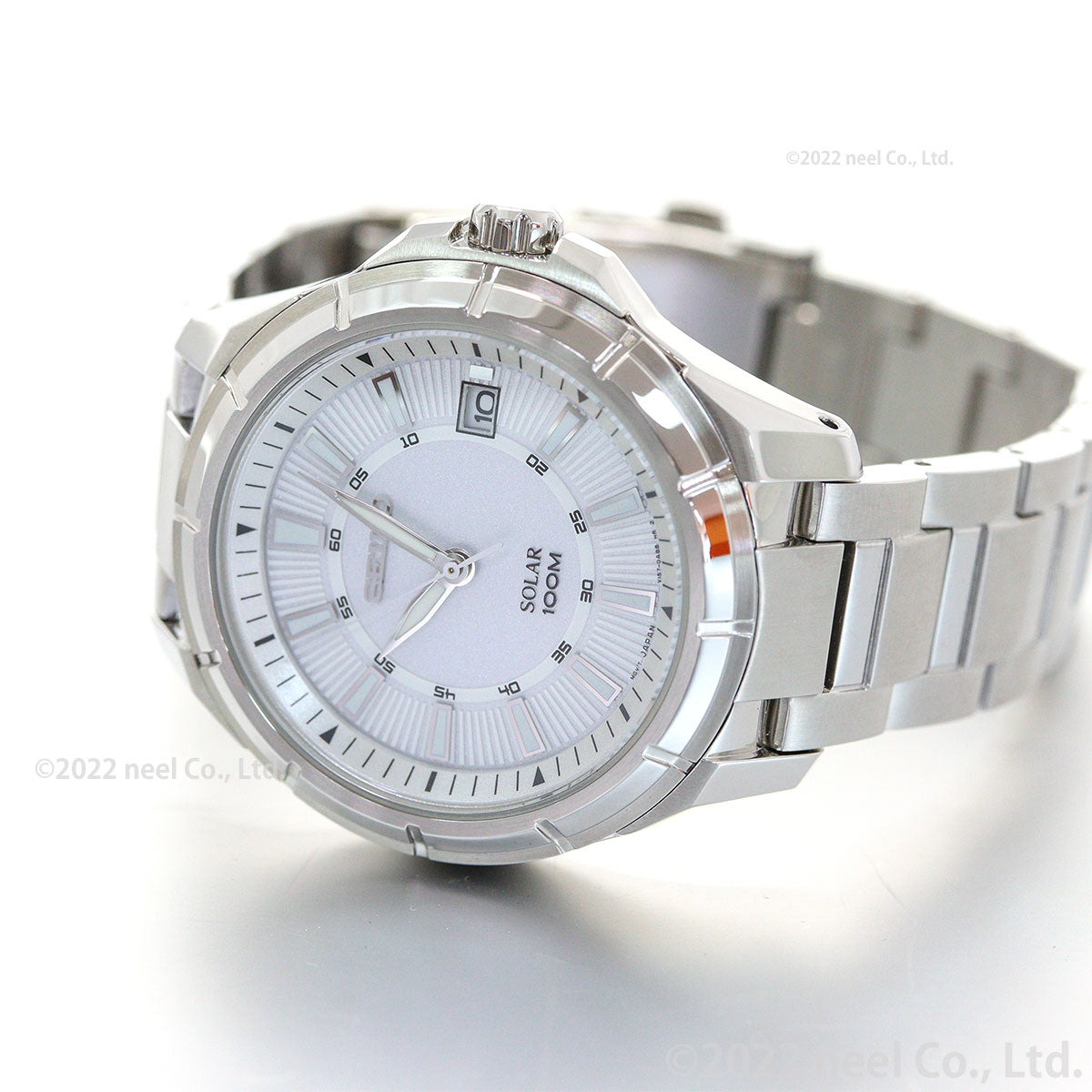 セイコー SEIKO ソーラー 腕時計 メンズ セイコー 逆輸入 SNE077J1