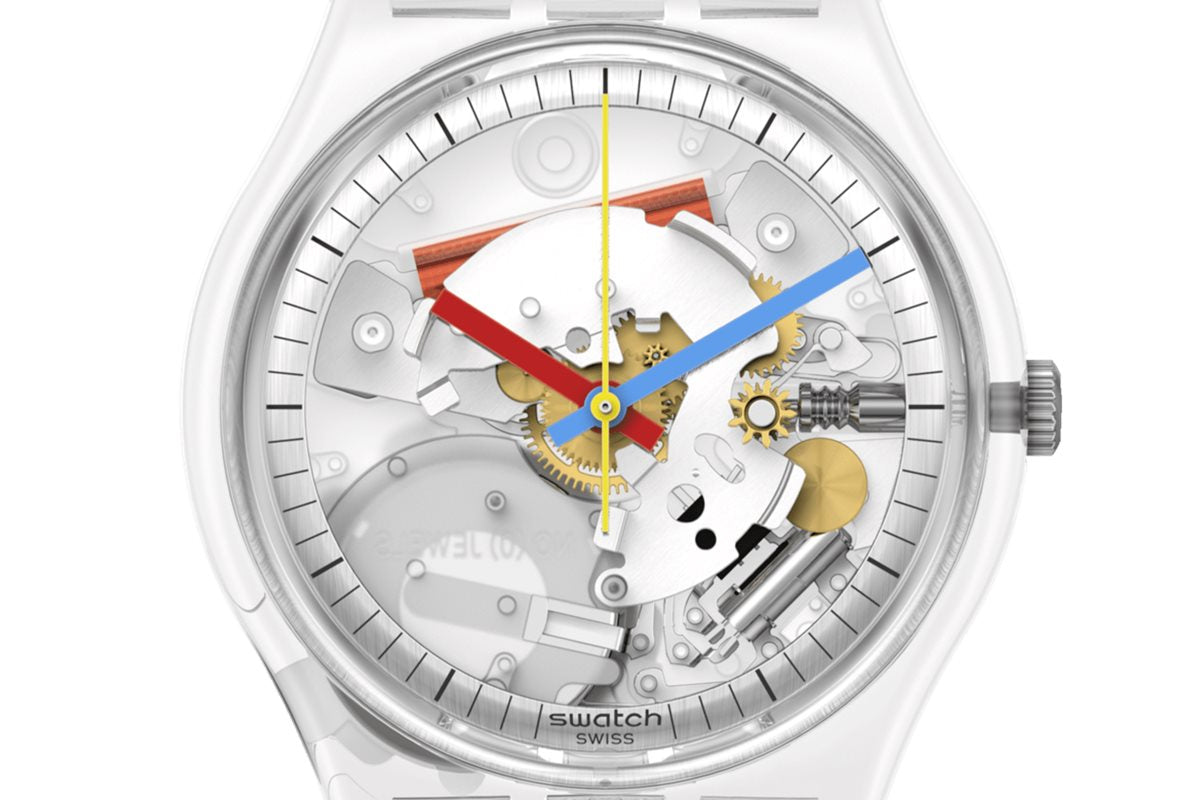 swatch スウォッチ 腕時計 メンズ レディース オリジナルズ ジェント クリアリー・ジェント Originals Gent CLEARLY GENT SO28K100-S06