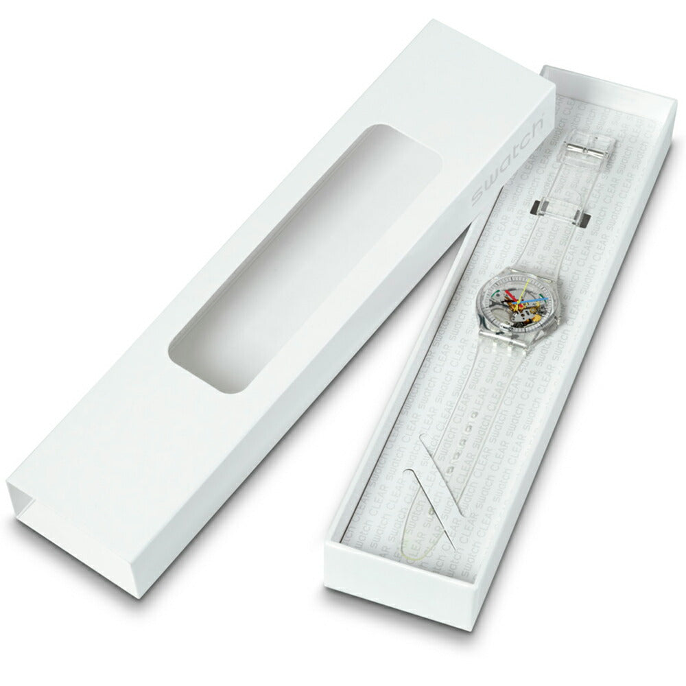 swatch スウォッチ 腕時計 メンズ レディース オリジナルズ ジェント クリアリー・ジェント Originals Gent CLEARLY GENT SO28K100-S06