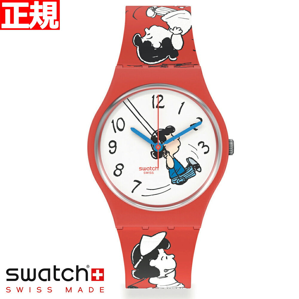 swatch スウォッチ PEANUTS ピーナッツ コラボ ルーシー 腕時計