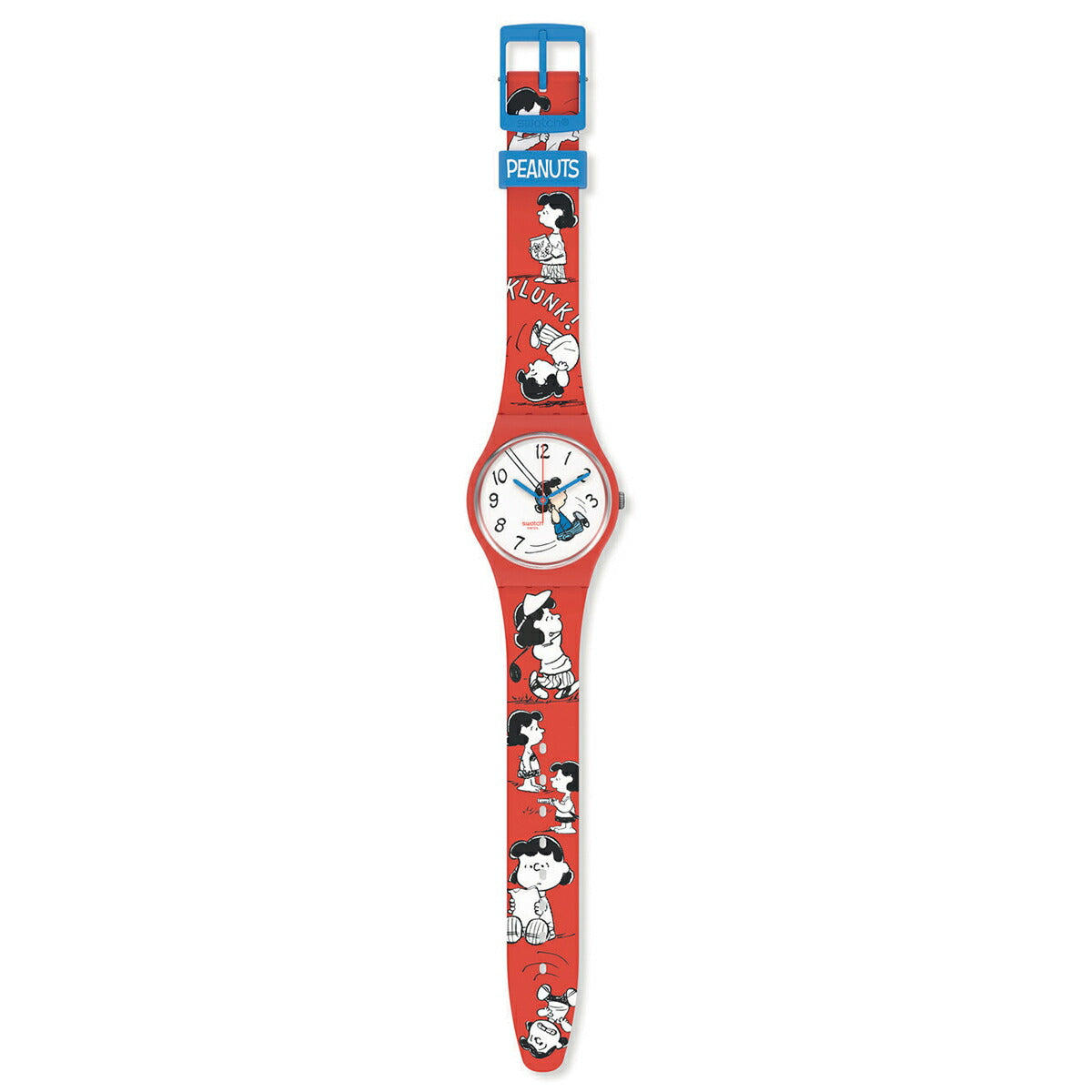 swatch スウォッチ PEANUTS ピーナッツ コラボモデル ルーシー 腕時計 メンズ レディース オリジナルズ ジェント Gent BIOSOURCED KLUNK! SO28Z106
