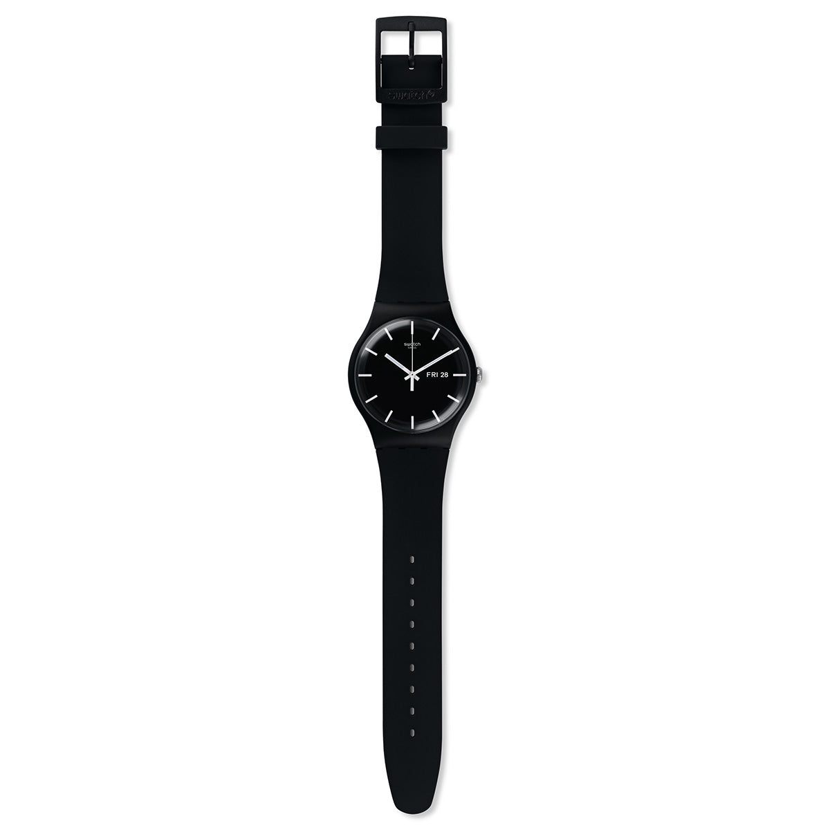 swatch スウォッチ 腕時計 メンズ レディース オリジナルズ ニュージェント モノ・ブラック Originals New Gent MONO BLACK SO29B704