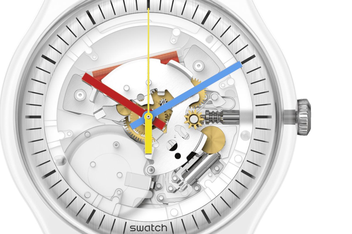 swatch スウォッチ 腕時計 メンズ レディース オリジナルズ クリアリー・ニュー・ジェント Originals New Gent CLEARLY NEW GENT SO29K100-S06