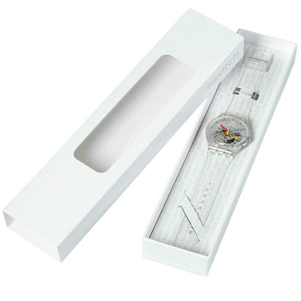 swatch スウォッチ 腕時計 メンズ レディース オリジナルズ クリアリー・ニュー・ジェント Originals New Gent CLEARLY NEW GENT SO29K100-S06