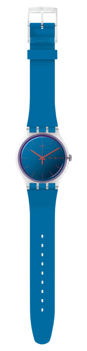 swatch スウォッチ 腕時計 メンズ レディース オリジナルズ ニュージェント ポーラブルー Originals New Gent POLABLUE SO29K702-S14