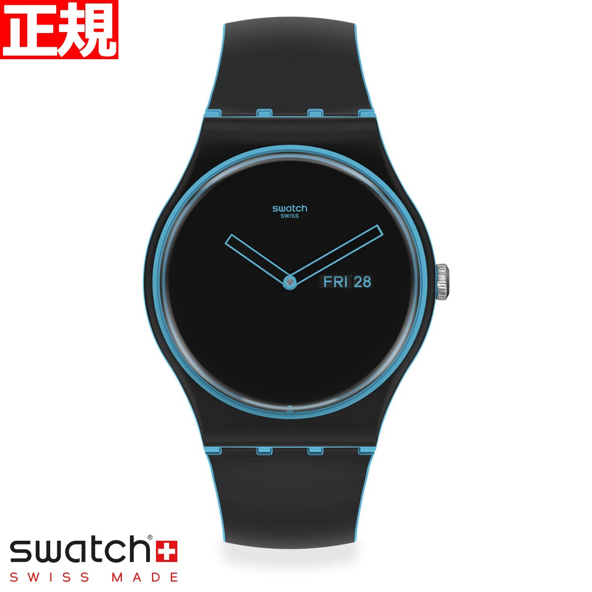 swatchスウォッチ腕時計メンズレディースオリジナルズブラックNEWGENTMINIMALLINEBLUEMONTHLYDROPSSO29S701【2022新作】