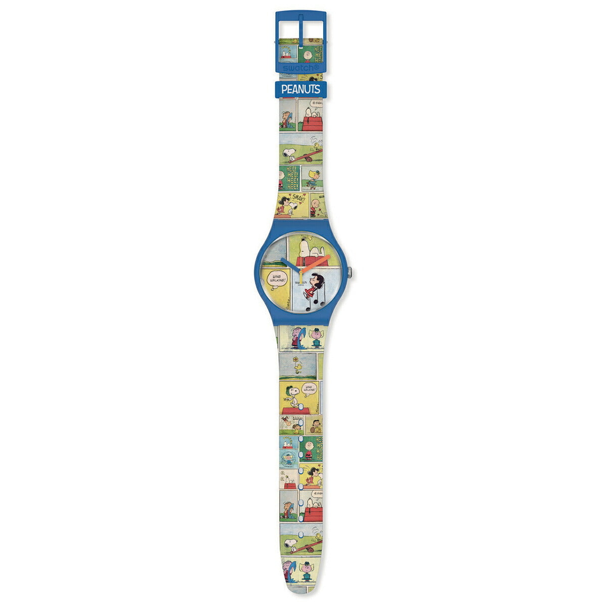 swatch スウォッチ PEANUTS ピーナッツ コラボモデル コミック・ストリップ 腕時計 メンズ レディース オリジナルズ ニュージェント New Gent BIOSOURCED SMAK! SO29Z108
