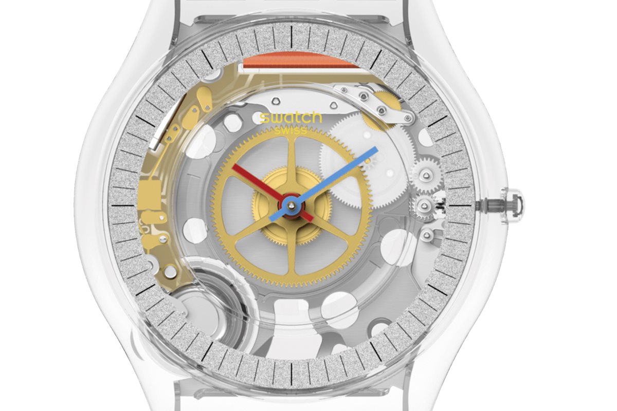 swatch スウォッチ 腕時計 メンズ レディース スキン クラシック クリアリー・スキン Skin Classic CLEARLY SKIN SS08K109-S06