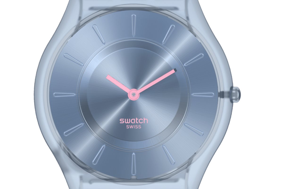 swatch スウォッチ 腕時計 メンズ レディース スキン クラシック デニム・ブルー Skin Classic DENIM BLUE SS08N100-S14