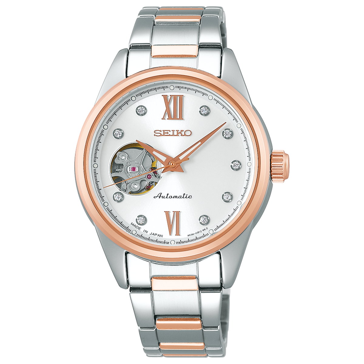 セイコー セレクション SEIKO SELECTION メカニカル 自動巻き 腕時計 レディース セミスケルトン SSDE010