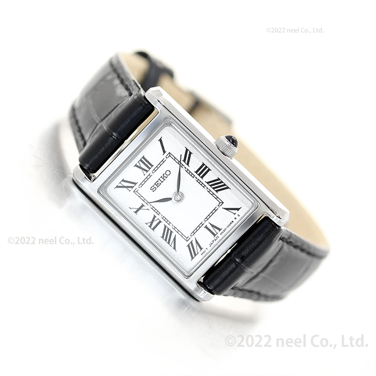 セイコーセレクション SSEH001 ナノユニバース コラボレーション クオーツ 腕時計 レディース 革ベルト SEIKO SELECTION アナログ シルバー/ブラック