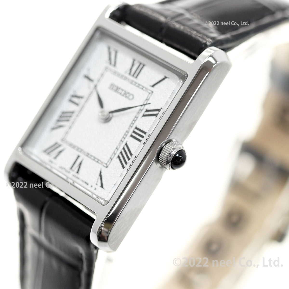 セイコーセレクション SSEH001 ナノユニバース コラボレーション クオーツ 腕時計 レディース 革ベルト SEIKO SELECTION アナログ シルバー/ブラック