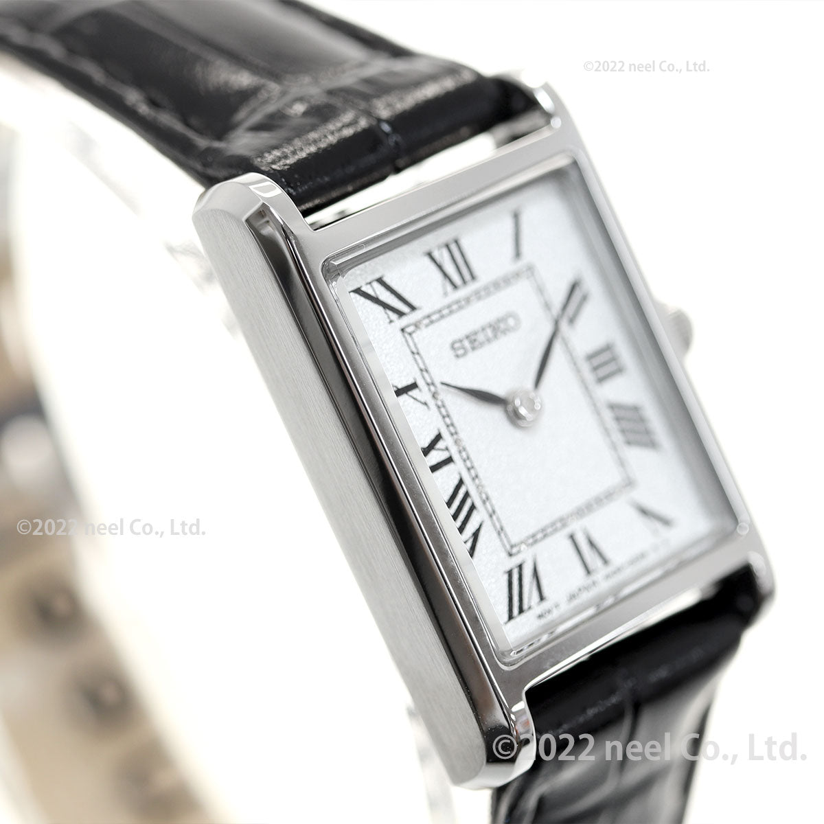 セイコーセレクション SSEH001 ナノユニバース コラボレーション クオーツ 腕時計 レディース 革ベルト SEIKO SELECTION アナログ シルバー/ブラック