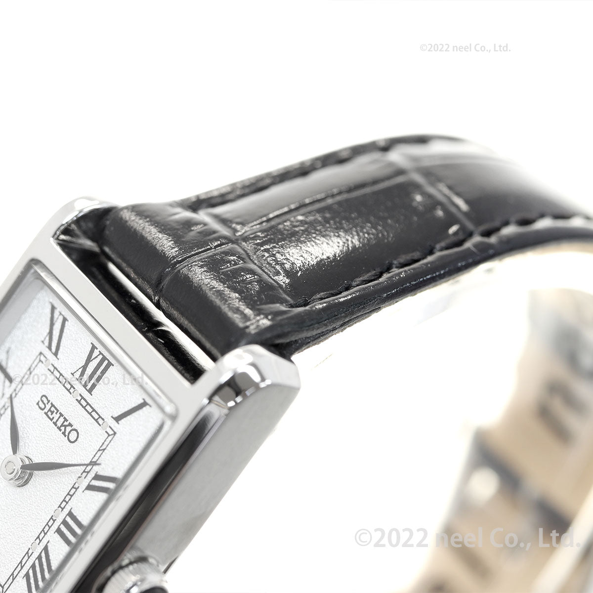 セイコーセレクション SSEH001 ナノユニバース コラボレーション クオーツ 腕時計 レディース 革ベルト SEIKO SELECTION アナログ シルバー/ブラック