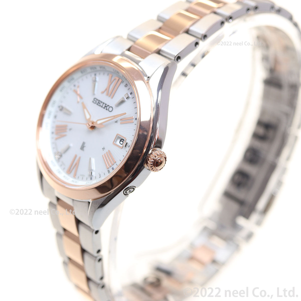 セイコー ルキア SEIKO LUKIA 電波 ソーラー 腕時計 レディース チタン SSQV104 レディコレクション Lady collection Renewal Models