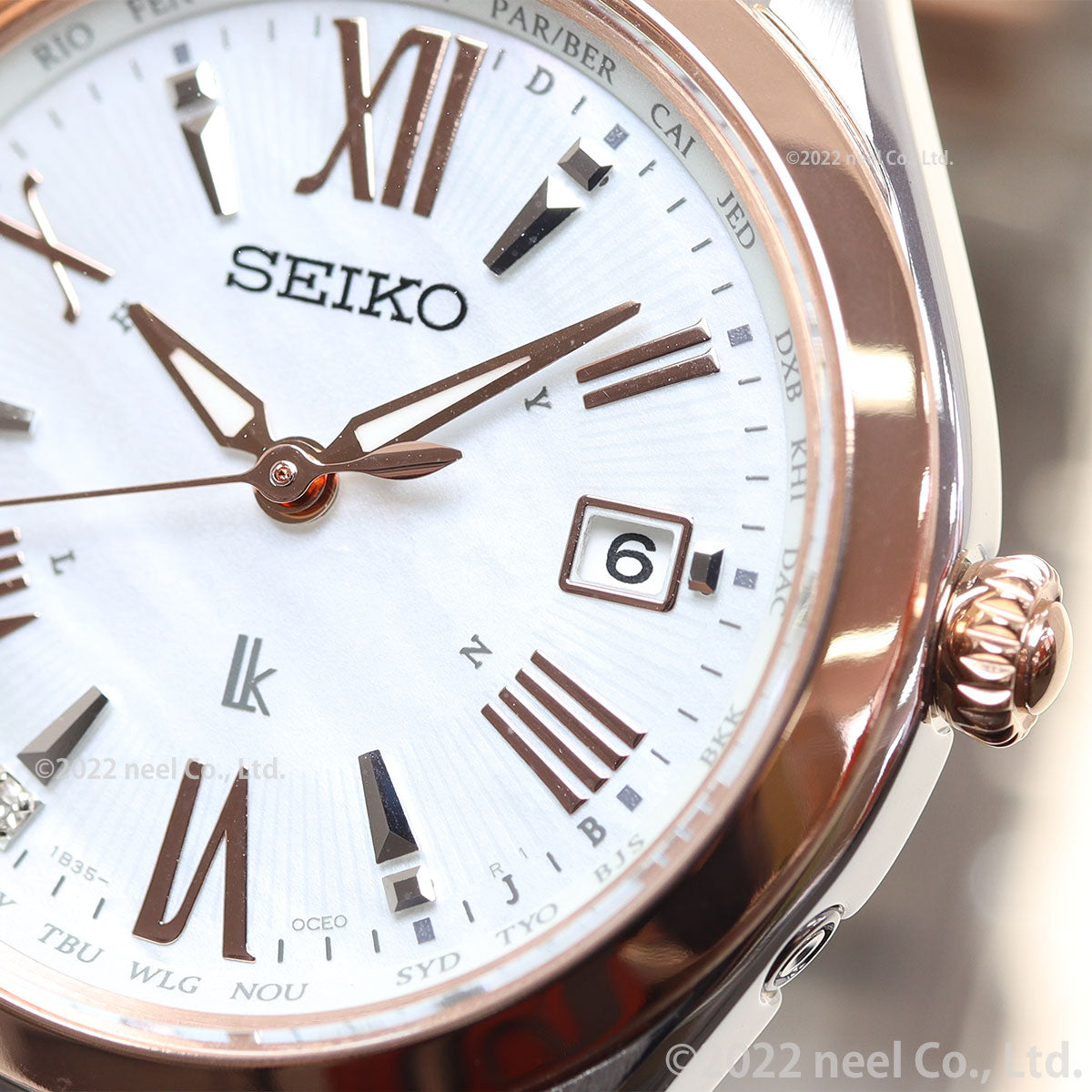 セイコー ルキア SEIKO LUKIA 電波 ソーラー 腕時計 レディース チタン SSQV104 レディコレクション Lady collection Renewal Models