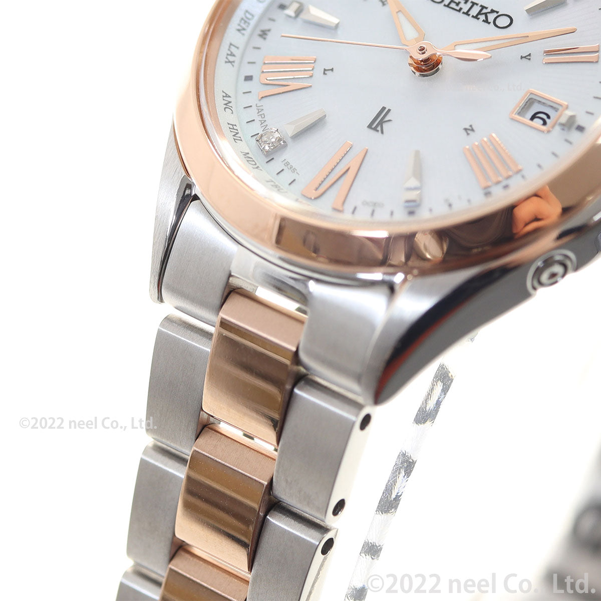 セイコー ルキア SEIKO LUKIA 電波 ソーラー 腕時計 レディース チタン SSQV104 レディコレクション Lady collection Renewal Models
