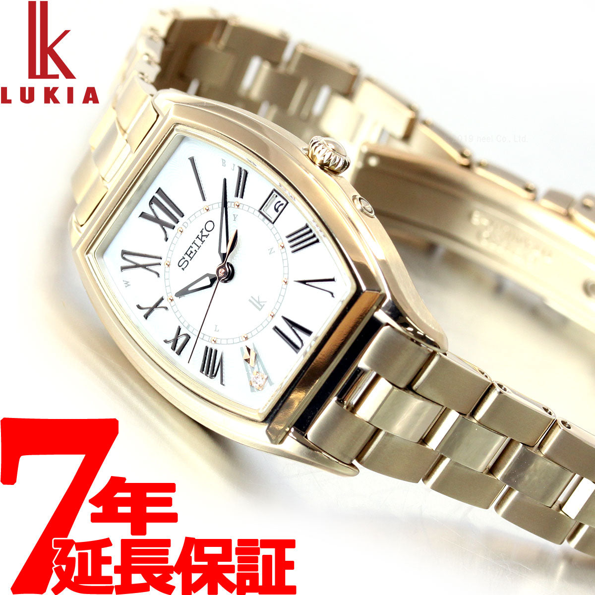 ルキア着用モデル セイコー レディゴールド SEIKO LUKIA 電波 ソーラー 腕時計 レディース SSQW046 – neel  selectshop