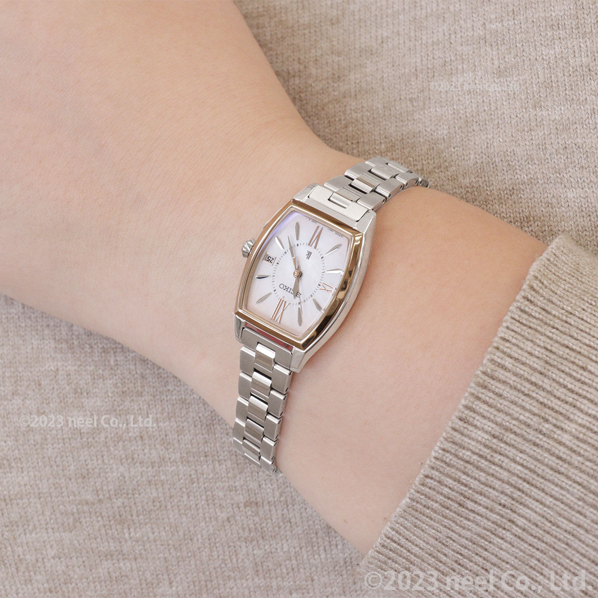 セイコー ルキア SEIKO LUKIA 電波 ソーラー ワールドタイム 電波時計 腕時計 レディース SSQW076