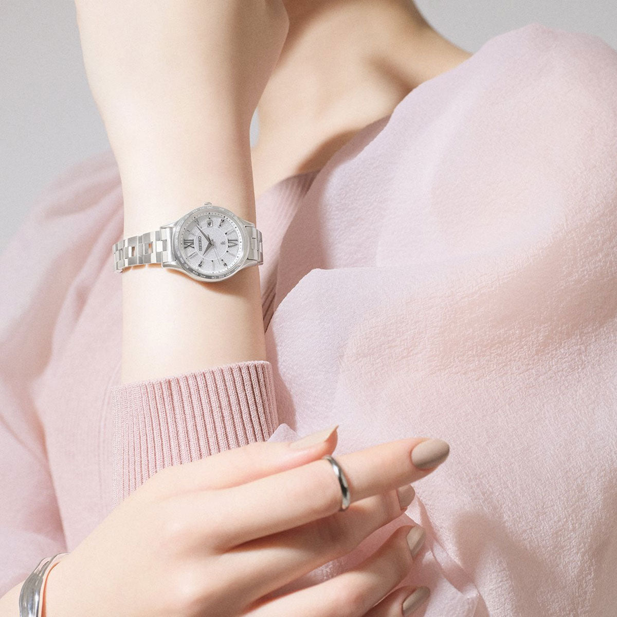 セイコー ルキア SEIKO LUKIA 電波 ソーラー SSVV081 腕時計 レディース Standard Collection