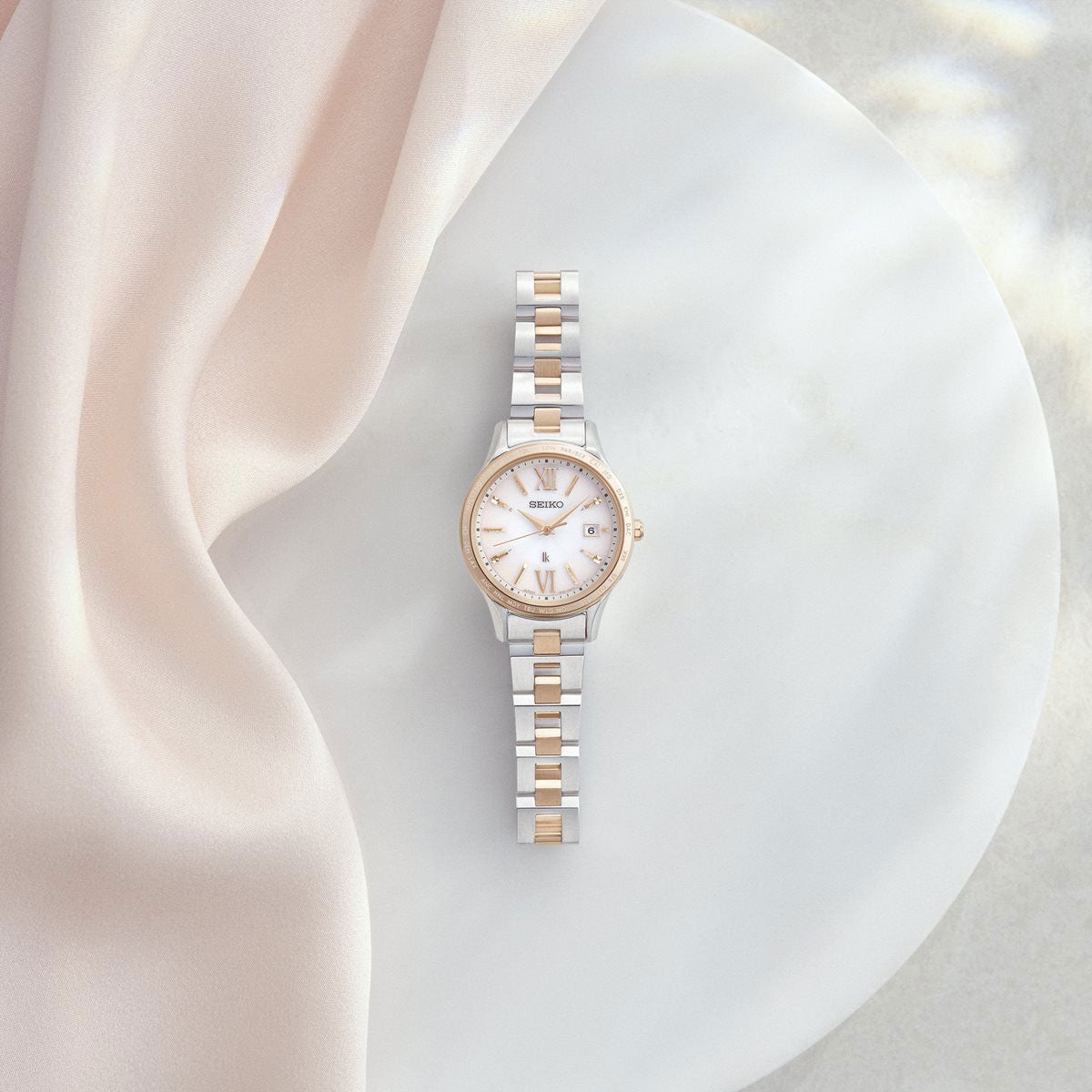 セイコー ルキア SEIKO LUKIA 電波 ソーラー SSVV082 腕時計 レディース Standard Collection