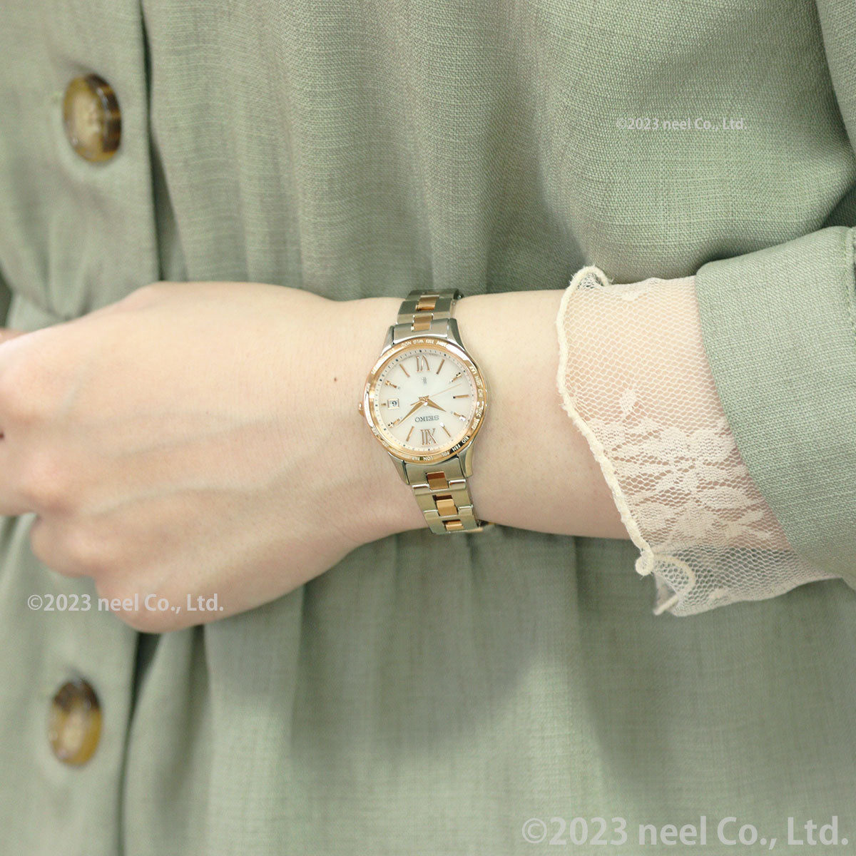 セイコー ルキア SEIKO LUKIA 電波 ソーラー SSVV082 腕時計 レディース Standard Collection