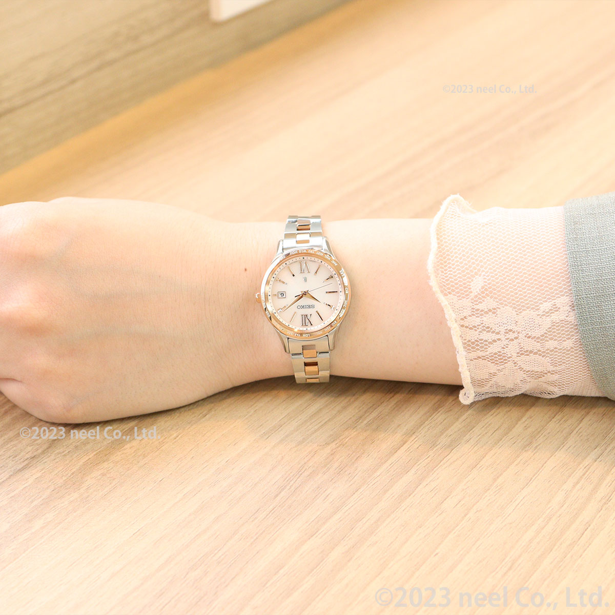 セイコー ルキア SEIKO LUKIA 電波 ソーラー SSVV082 腕時計 レディース Standard Collection