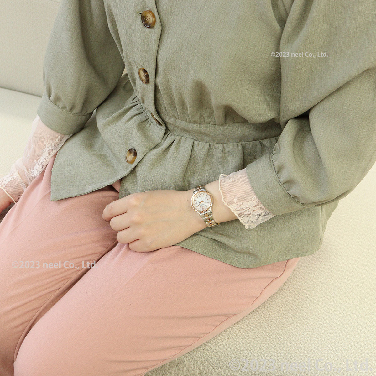 セイコー ルキア SEIKO LUKIA 電波 ソーラー SSVV082 腕時計 レディース Standard Collection