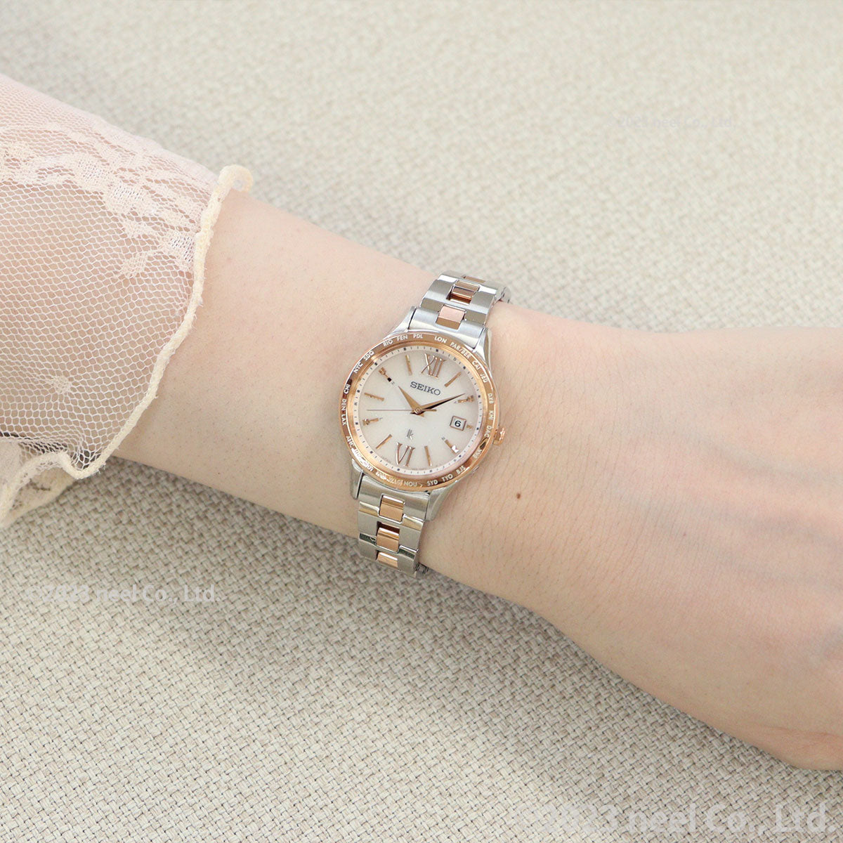 セイコー ルキア SEIKO LUKIA 電波 ソーラー SSVV082 腕時計 レディース Standard Collection