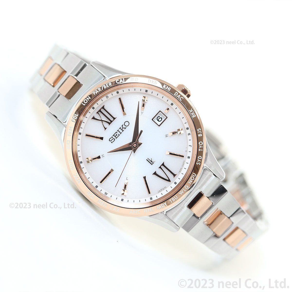 セイコー ルキア SEIKO LUKIA 電波 ソーラー SSVV082 腕時計 レディース Standard Collection