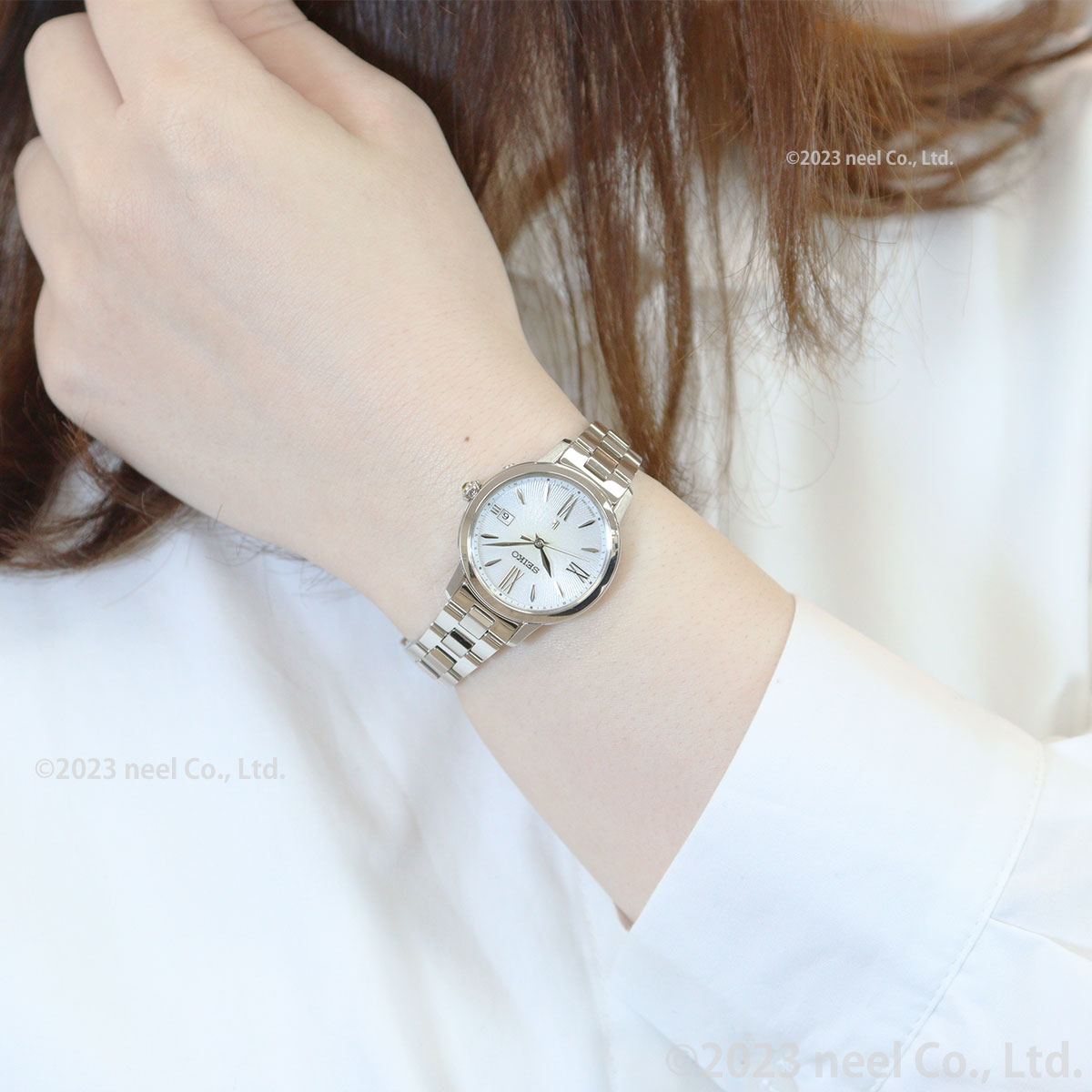 セイコー ルキア SEIKO LUKIA 電波 ソーラー SSVW205 腕時計 レディース カラーリリー Grow