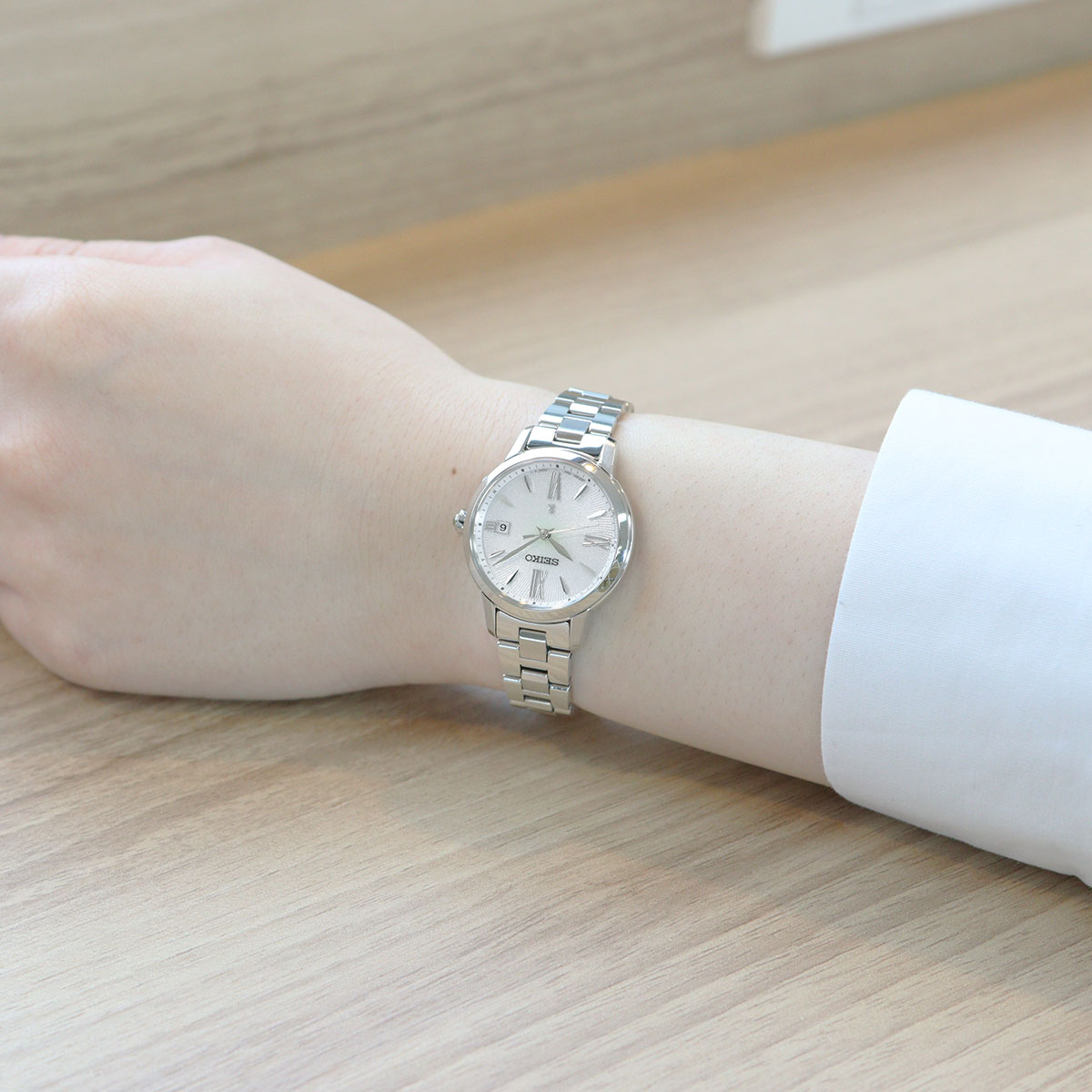 セイコー ルキア SEIKO LUKIA 電波 ソーラー SSVW205 腕時計 レディース カラーリリー Grow