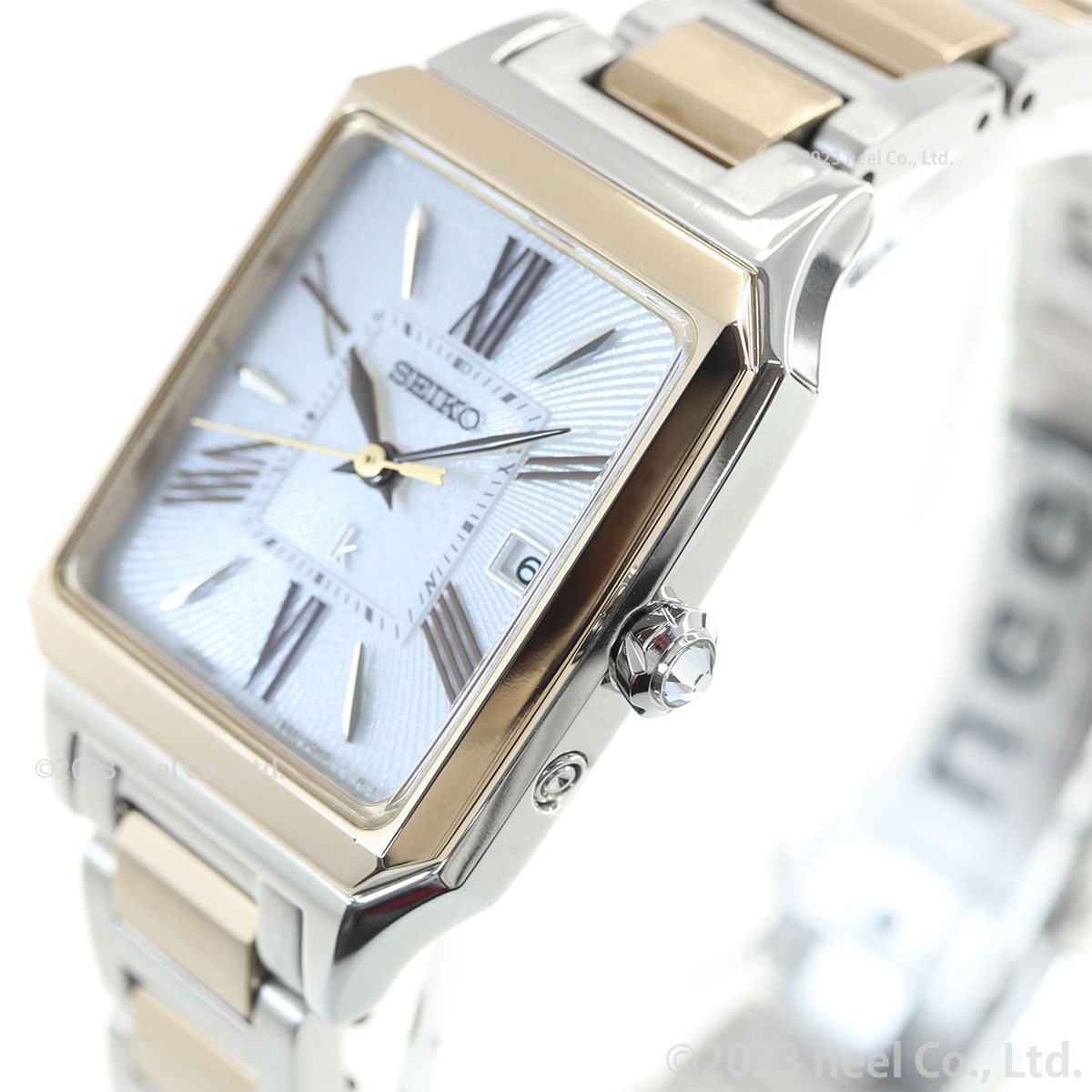 セイコー ルキア SEIKO LUKIA 電波 ソーラー SSVW210 腕時計 レディース カラーリリー Grow 角形