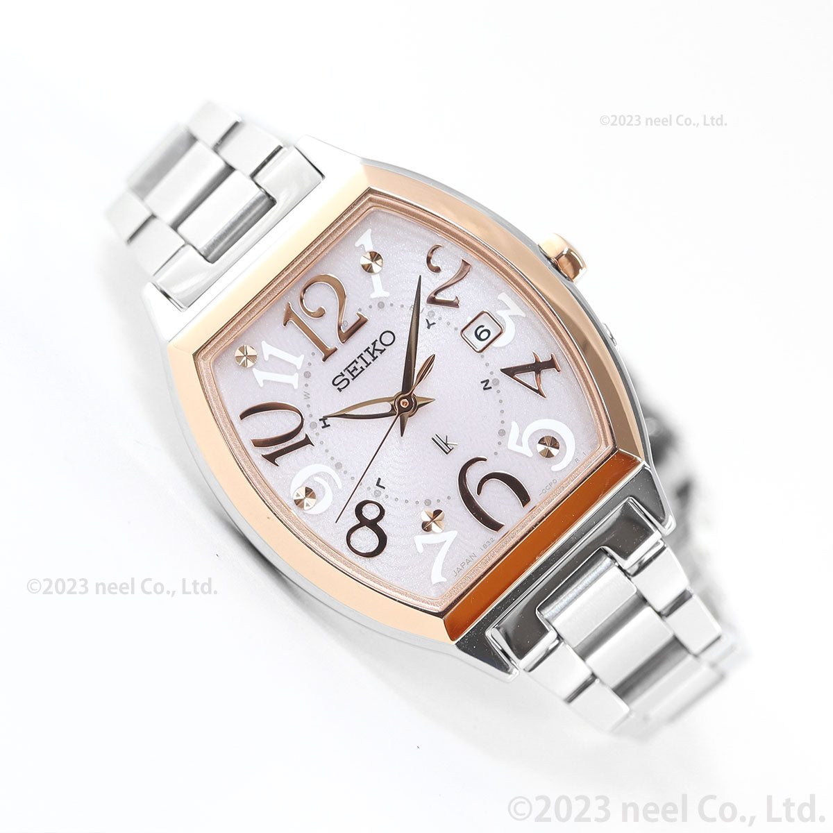 セイコー ルキア SEIKO LUKIA 電波 ソーラー SSVW214 腕時計 レディース Standard Collection トノー型