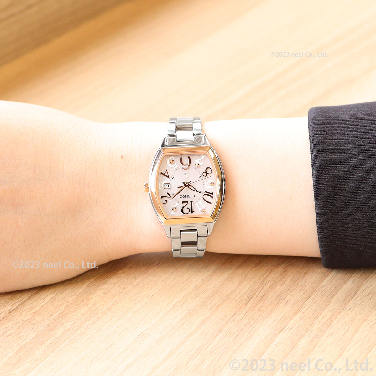 セイコー ルキア SEIKO LUKIA 電波 ソーラー SSVW214 腕時計 レディース Standard Collection トノー型