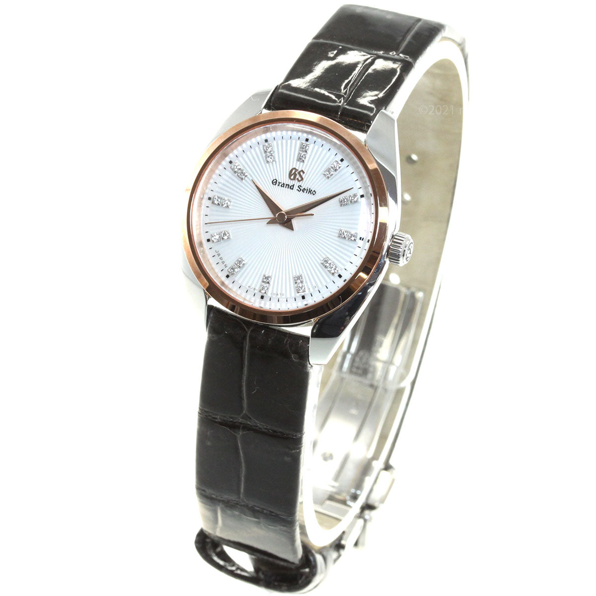 グランドセイコー GRAND SEIKO 腕時計 革ベルト ペアモデル レディース エレガンス Elegance Collection STGF350【正規品】【60回分割手数料無料!】