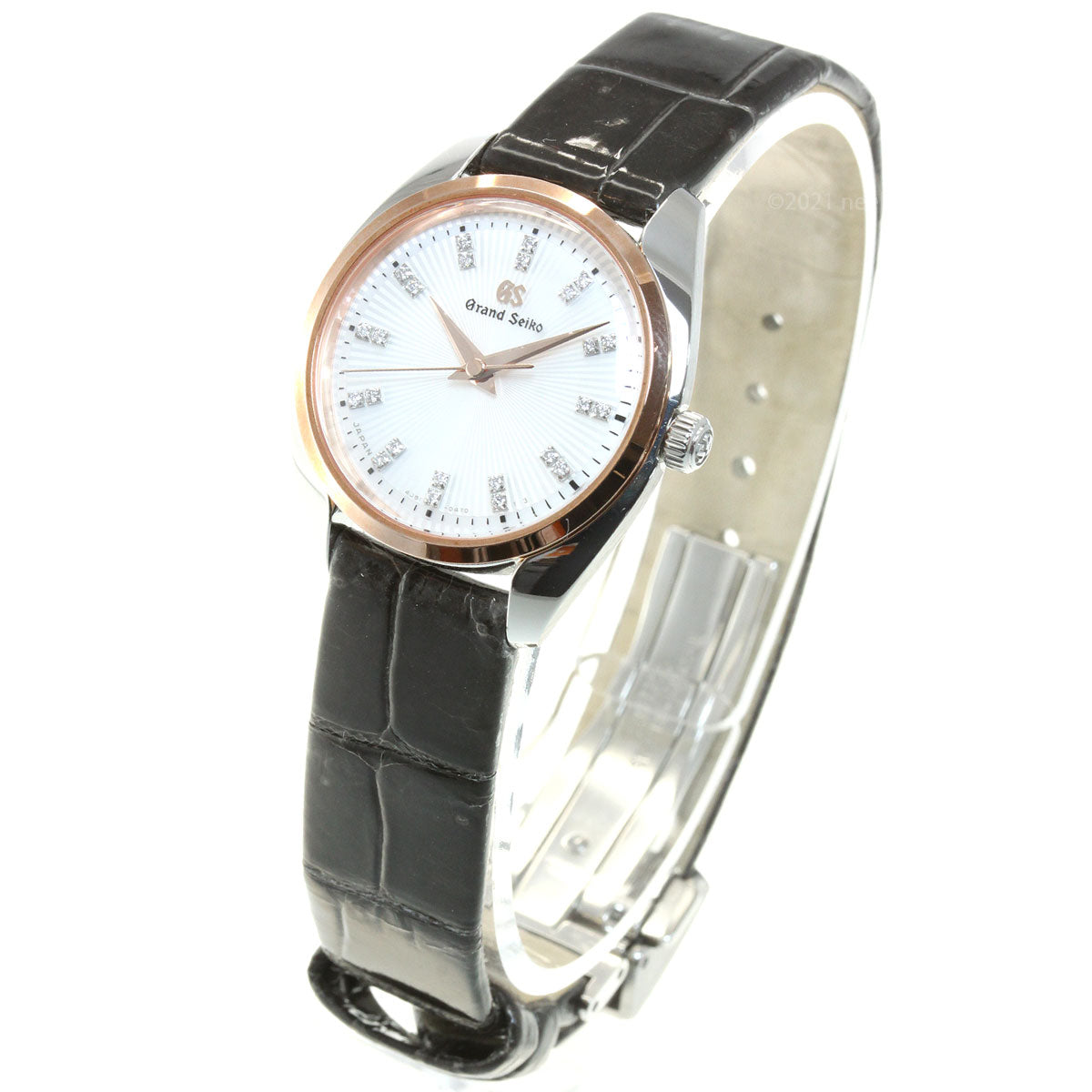 グランドセイコー GRAND SEIKO 腕時計 革ベルト ペアモデル レディース エレガンス Elegance Collection STGF350【正規品】【60回分割手数料無料!】