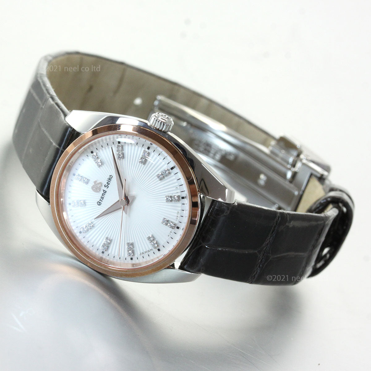 グランドセイコー GRAND SEIKO 腕時計 革ベルト ペアモデル レディース エレガンス Elegance Collection STGF350【正規品】【60回分割手数料無料!】