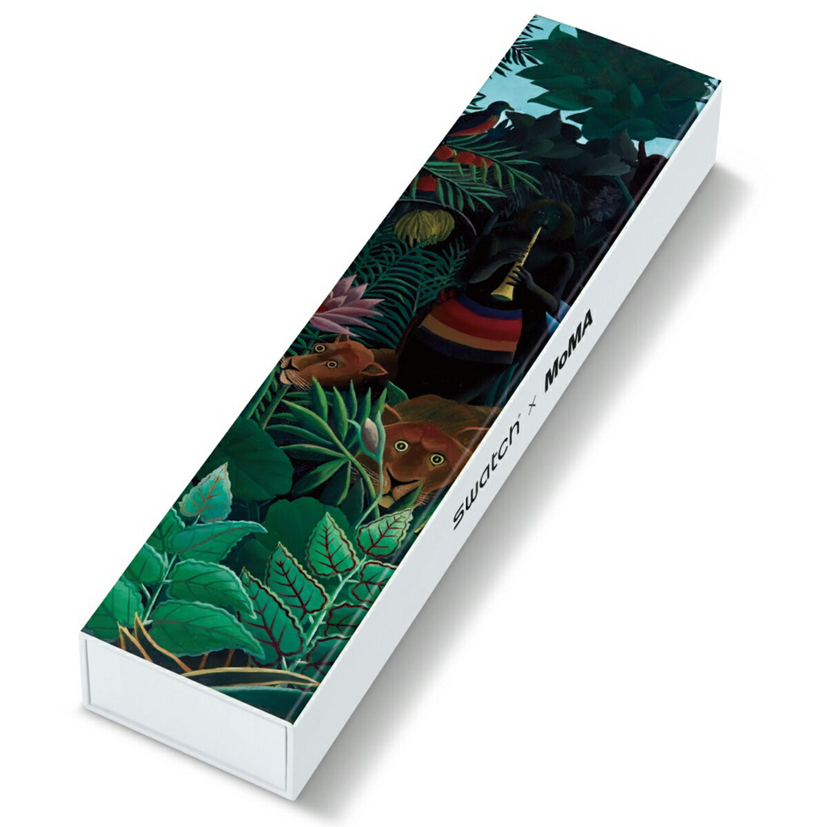 swatch スウォッチ MoMA 腕時計 メンズ レディース ニュージェント ザ・ドリーム・バイ・アンリ・ルソー ザ・ウォッチ New Gent THE DREAM BY HENRI ROUSSEAU、THE WATCH SUOZ333