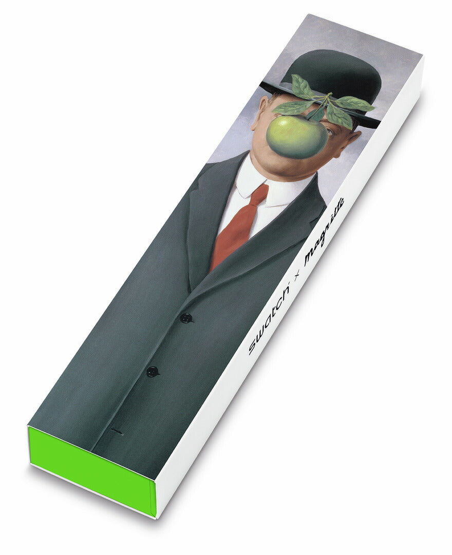 swatch スウォッチ LE FILS DE L'HOMME BY RENE MAGRITTE ルネ・マグリット 生誕125年記念 腕時計 SUOZ350