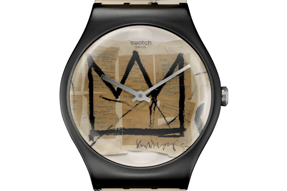 swatch スウォッチ UNTITLED BY JEAN-MICHEL BASQUIAT 無題 腕時計 SUOZ355 Swatch Art Journey