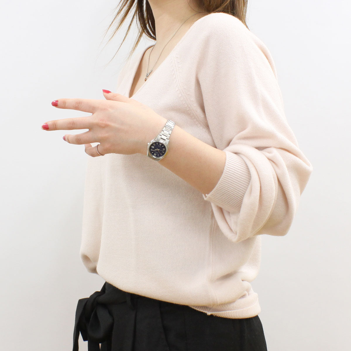 セイコー エクセリーヌ SEIKO EXCELINE 電波 ソーラー 電波時計 腕時計 レディス ペアウォッチ SWCW147