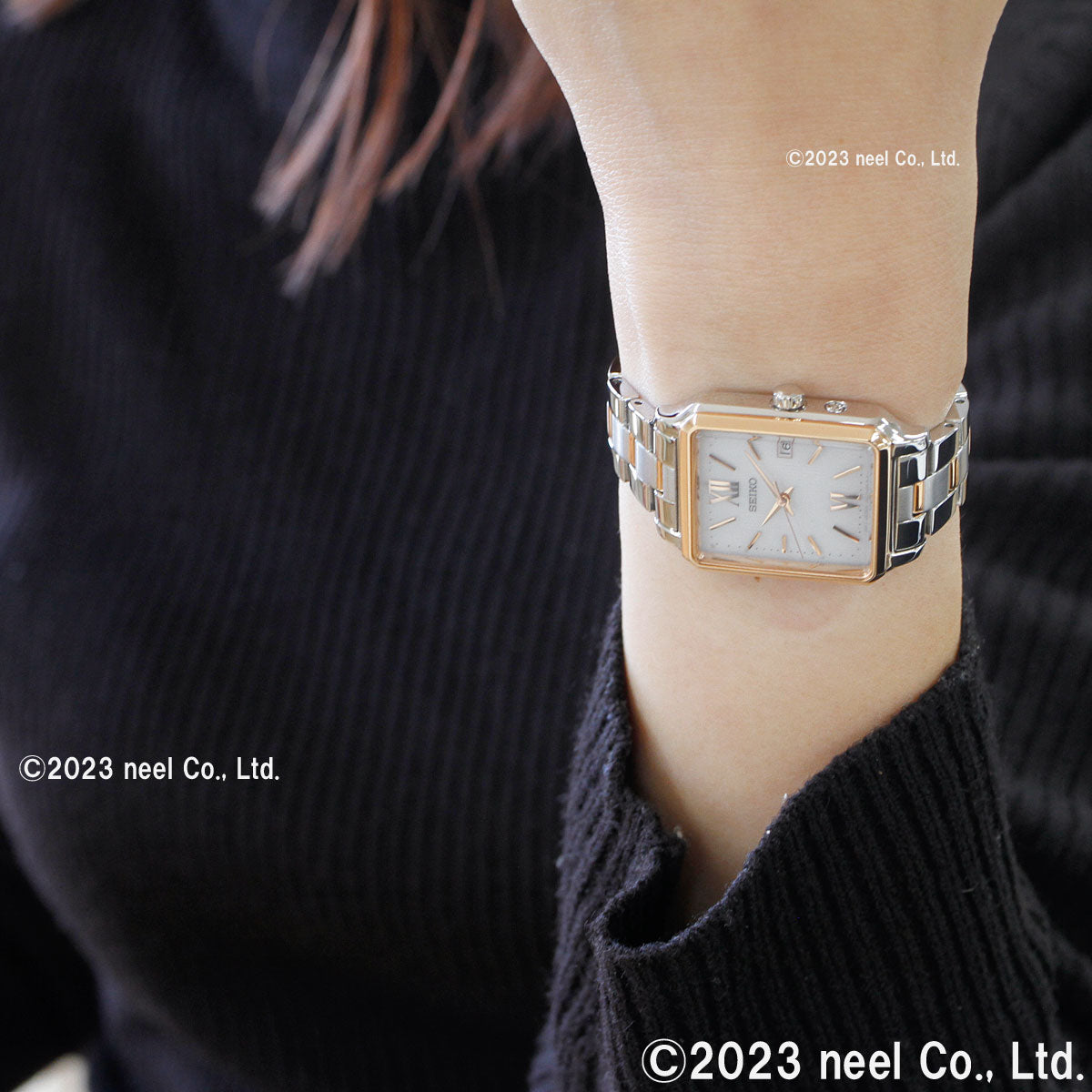 セイコー セレクション SEIKO SELECTION Sシリーズ ショップ専用 流通限定モデル ソーラー 電波時計 腕時計 レディース SWFH140 スクエアモデル
