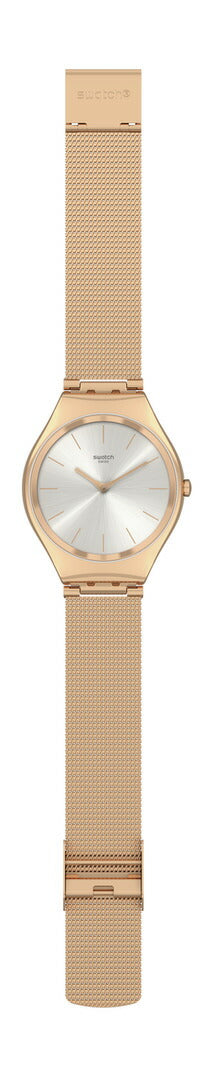 swatch スウォッチ 腕時計 メンズ レディース オリジナルズ スキン アイロニー グレー SKIN IRONY CONTRASTED SIMPLICITY MONTHLY DROPS SYXG120M
